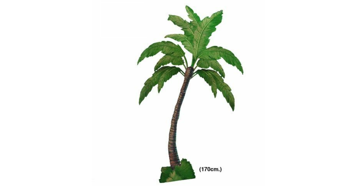 Palmier Géant En Carton 170Cm - Décoration Tropicale Hawaï - Netbootic.com